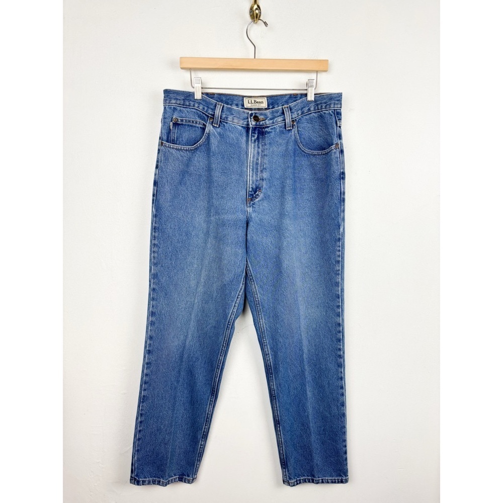 Vintage 90s L.L. Bean Men’s Denim Jeans Sz 35x29